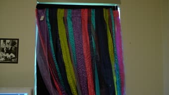 Blackout curtains with curtain bar. $10 1