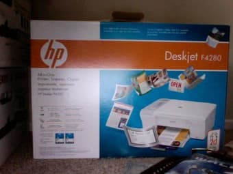 HP DeskJet F4280 color printer, copier, scanner. BRAND NEW! - $40 1