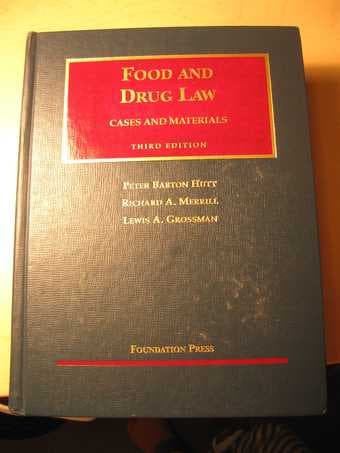 Textbook- Food and Drug Law $60 1