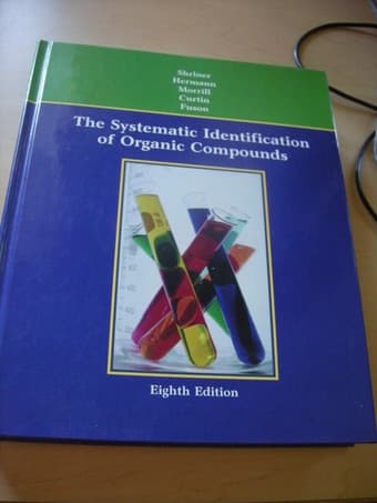 Brand New books $20:The systematic Identification of Organic Compounds 1
