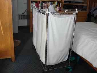 Laundry cart with 3 compartments - $25 1
