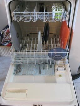 Whirlpool portable dishwasher, $120 1