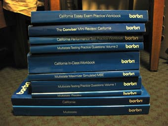 BarBri 2009 California Bar Exam prep course books - full set $500 obo 1