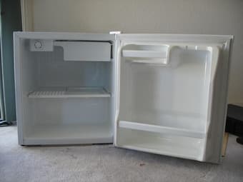 Daewoo cube mini fridge-$40 2
