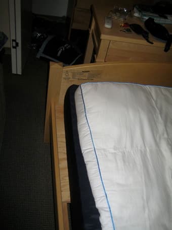 Featherbed (full size) and Foam Mattress pad (Full size) 1