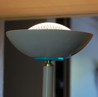 Lamp, 200W, smooth adjust the light. excellent condition, $15 2