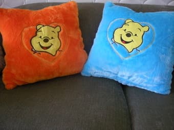 Two Cute Throw Pillow Cases For $8 Only 1