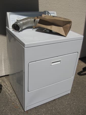 TV, Car Seat, and Dryer for Sale 2