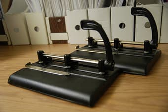 Three holds paper punch- $3 1