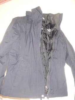 North Face black women sky jacket $50 1