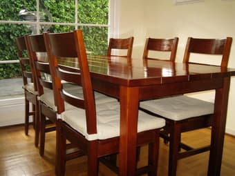 Dining table & 8 chairs - Crate and Barrel - $500 (originally $2500)! 1
