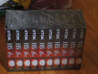TDK HS video tape for sale 10 pack $16 1