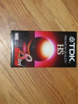 Blank TDK Video tape 5 pack - $10 1