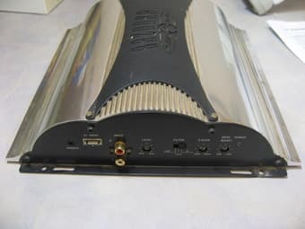 Car amplifier and subwoofer (subwoofer is already in a speaker box) 1