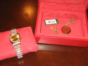 ****LADIES ROLEX DATEJUST TWO TONE WATCH**** 3
