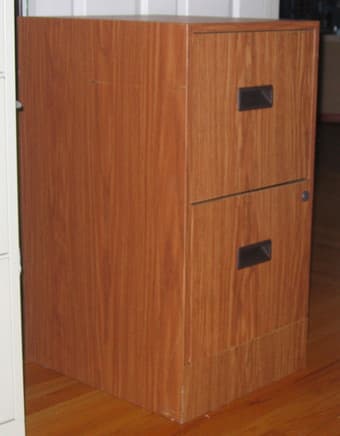 18" Vertical File Cabinets, 18" 2-Drawer, Letter Size -$40 1