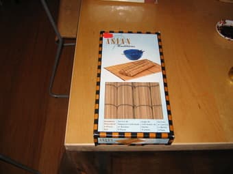 bamboo placemat 4 piece set - $7 1