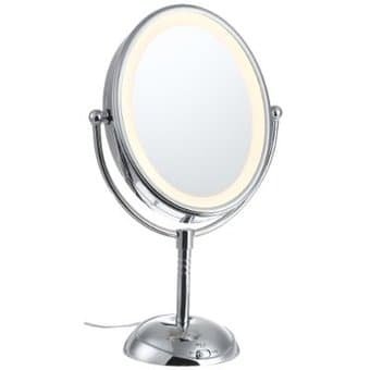 $15 - Conair Double Sided Oval Illuminated Mirror, 7x/1x Magnification 1