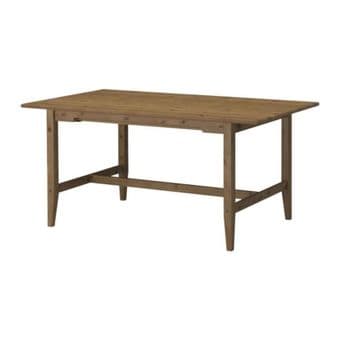 IKEA big dining table + benches 1