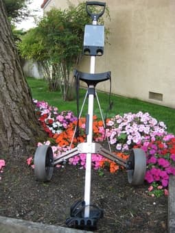 Ladies Golf Clubs and Cart 1