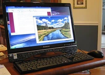 lenovo C300 all-in-one PC 20" LCD WiFi - $360 1