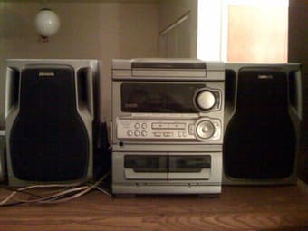 Moving sale:TV, bookshelves,microwave, lamp, printer, kitchen stuff 1