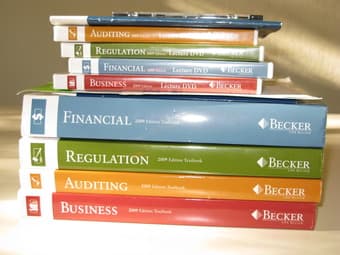 BECKER CPA Review(full set,four books, course CD, lecture DVD) 3
