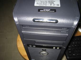 Dell Desktop Optiplex 620 plus HP laserjet 1100A 3