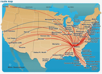 Airtran airlines round trip flight ticket to anywhere in the US - $310 1