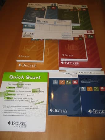 2009 Becker CPA Review Course, inclu all lecture DVDs 1