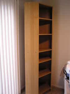 Corner bookcase $75 obo 2