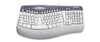 Microsoft Natural MultiMedia Keyboard - $24 1