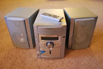 SHARP XL-MP130 170-Watt audio system - $40 1