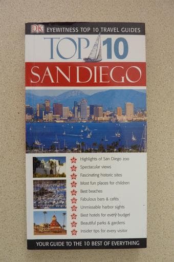 Top 10 San Diego (Eyewitness Top 10 Travel Guides) $6 1