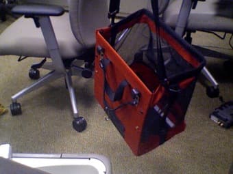 $25, bag for bike rack, Jandd Grocery Bag Pannier in Red 2