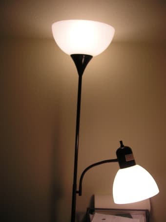 Moving Sale: floor lamp, office chair, bookcase, and woman bicycle 1