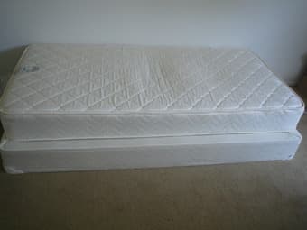 mattress + platform + drawer (brand new) + bookcase (brand-new): $ 250 1