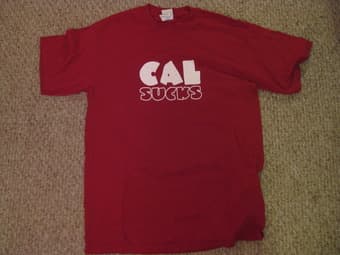 Cal Sucks T-Shirt ????? Size Medium 1