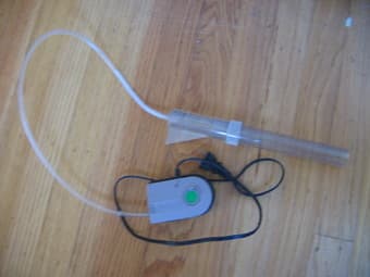 fish filter, motor, and carbon $5 2