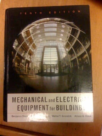 Mechanical and Electrical Equipment for Buildings (10th Edition) 1