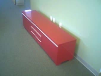 Red Storage Cabinet - $75 3