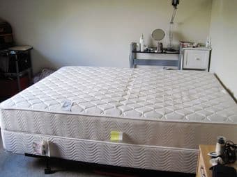 moving sale, 47'' Samsung TV, stand, Simmons mattress, iron etc 2
