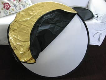 Light Mulit Collapsible disc Photo Reflector & Diffuser 42' 5-in-1 $30 3