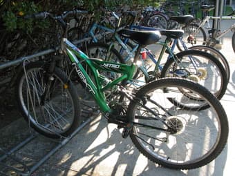 Men's bicycle with lock, $50 1