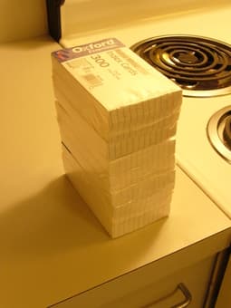 Index cards 1