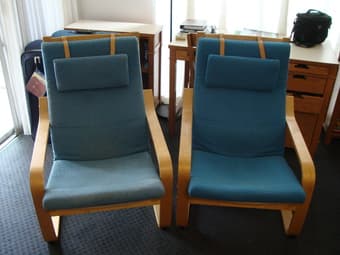 2 Ikea Poang Chairs - $70 1