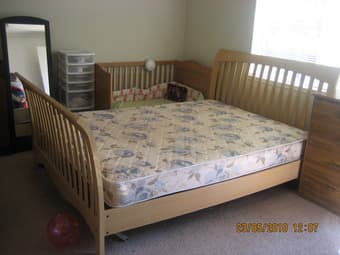 Bed, chairs, table, stool and more furniture for sale. 1