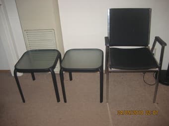 Bed, TV, Chairs and stool for sale. (Palo Alto) 3