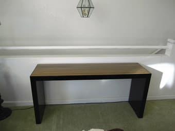 Console Table with Bamboo embedded 1