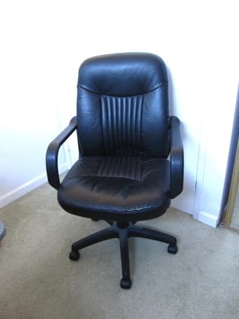 Leather executive chair - $60 1